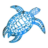 Maxbell Metal Sea Turtle Decoration Wall Mounted 11.6x11.6inch for Kitchen Balconies Style A