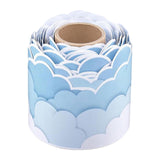 Maxbell Cloud Bulletin Board Border Kindergarten Ornament for Store Classroom Window