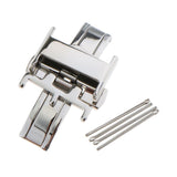 Maxbell Stainless Steel Butterfly Deployment Buckle Spring Bar Watch Clasp 16mm - Aladdin Shoppers