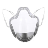 Maxbell 4 Pieces Clear Face Shield Mouth Cover Reusable Mouth