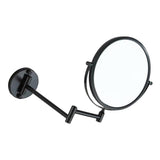 Maxbell Maxbell Double Sided Wall Mount 3X Magnifying Cosmetic Shaving Swivel Mirror Black