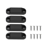 Maxbell RV Magnetic Door Holder Premium RV Magnetic Baggage Door Catch  2 Set Black