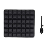 Inflatable Seat Cushion Soft Cushion Pad for Home Living Car Wheelchair Black