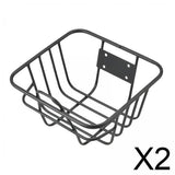 Maxbell 2xBicycle Basket Motorcycle Luggage Package Rack Bike Pannier Bike Basket 27cmx25cm