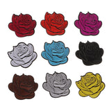 Maxbell 9 Pieces Mixed Colors Embroidered Flower Patches Iron Sew on Patches Sewing Applique Clothing Decoration - Aladdin Shoppers