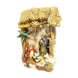 Maxbell LED Lamp Decorative Piece Nativity Scene Set for Desktop Shelf Office