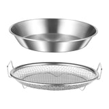 Maxbell Fried Food Container with Food Tray Stainless Steel BBQ Tray Oil Filter Tray