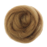 Maxbell 1 Piece 10g Wool Top Roving Felting Wool Spinning Felting Fiber Coffee - Aladdin Shoppers