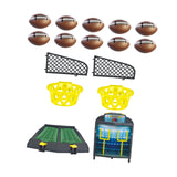 Maxbell Desktop Arcade Rugby Game Shooting Game Home Target Toss Game Mini Rugby Toy