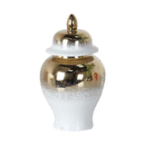 Maxbell Chinese Ginger Jar Decoration Ceramic Covered Jar Vase for Party Office Desk