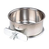Maxbell Bird Feeding Dish Cup Bird Cage Water Bowl for Chinchilla Macaw Small Animal Diameter 12cm