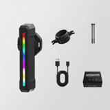 Bike, Waterproof light-emitting diode Rear Light, Night Riding, Kids, Highway Terrain Upgraded Sensor Saddle Rail Bracket