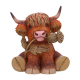 Maxbell Realistic Highland Cow Figurine Handicraft Doll for Boys Girls Children Kids