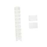 Maxbell Hat Organizer for Baseball Cap Shelf Cap Organizer for Home Apartment Office White