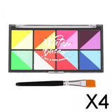 Maxbell 4xFace Body 8 Colors Special Fun Face Paint for Festival Holiday Theatre