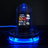 Maxbell Maxbell Nixie Tube Clock Alarm Clock RGB Digital Clock for Rooms and Desks Kid Adult Bitcoin Price