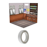 Maxbell 1/12 Scale Storage Showcase for Action Figures Vehicle Scene Toy Diecast Car