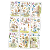 Maxbell Set of 9 Sheets Easter Window Decals Double Sided for Home Decor Accessories