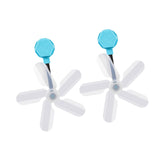 Maxbell Air Conditioner Deflector Women Wind Guide Fan for Office Study Room Library Blue 2pcs