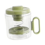 Maxbell Yogurt Strainer with Lid Quick Yoghurt Maker for Fruit Juice Nut Milk Cheese Green
