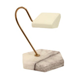 Maxbell Marble Watch Stand Watch Holder for Retail Countertop Personal Use Men Women White