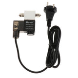 Maxbell Maxbell AC220V CO2 Aquarium Electric Solenoid Valve Magnetic Valve EU Plug silver