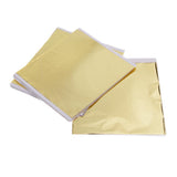 Maxbell 100 Sheets Imitation Gold Leaf for Arts, Gilding Crafting, Painting, Gold Decoration, Artistic Work, 5.5 by 5.5 Inches - Aladdin Shoppers