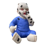 Maxbell Halloween Creepy Doll Halloween Ghost Doll for Haunted House Office Festival Blue
