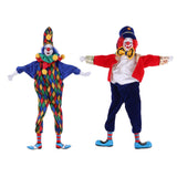 Maxbell 2Pcs 41cm Funny Clown Man Doll Wearing Clothes Halloween Ornament Kids Gift