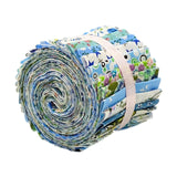 Maxbell 40Pcs Roll Fabric Strips Sewing Patchwork Craft for Blanket Purse Making Toy
