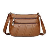 Maxbell 2x Ladies Cross Body Bag PU Leather Messenger Shoulder Handbag Long Strap