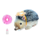 Maxbell 5'' Reborn Hedgehog Toy Soft Baby Hedgehog Doll for Role Playing Party Girls Gray