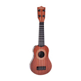 Maxbell Kids Ukulele Toy Musical Musical Instrument for Beginner Baby Birthday Gifts Red Brown