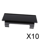 Maxbell 10xCar SUV Lens Cover Snap Housing for Straight Curved LED Light Black