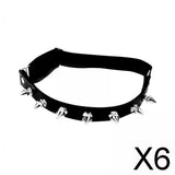 Maxbell 6xLeg Garter Belt Leg Harness Thigh Garter for Fancy Dress Cosplay Halloween Style C