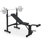 Weight Bench, Bench Press Set with Squat Rack and Bench for Home Gym