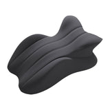 Maxbell Memory Cotton Bed Wedge Pillow Ergonomic Design for Apartment Dorm Men Women Dark Gray