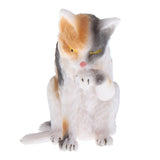 Maxbell Simulation Multi Animal Model Figurine Educational Toy Home Decor Tabby Cat