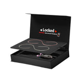 Permanent Bracelet Kit Locked Bracelet for Valentines Day Wedding Engagement Silver and Rose Gold