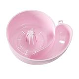 Maxbell Sink Drain Basket Snail Shaped Fruit Vegetable Washing Basket for Strawberry Pink