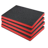 4 Pieces Tool Box Foam Packing Padding for Crafts and Storage Packing Camera 40X50X3cm