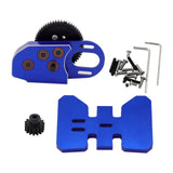Maxbell 1/10 RC Gearbox 2Low Gearbox Middle Transmission Box for 1:10 RC Crawler Car Blue