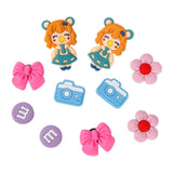 Maxbell 2xBeach Bag Charms Accessories 1.2cm Long DIY Handmade PVC Totes Charm Inserts