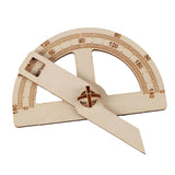 Maxbell DIY Handmade Angle Ruler Small Inventions Education Model for Kids Classroom