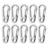 Maxbell 20x Outdoor Camping Carabiner Keychain Clip Snap Split Spring Lock Buckles