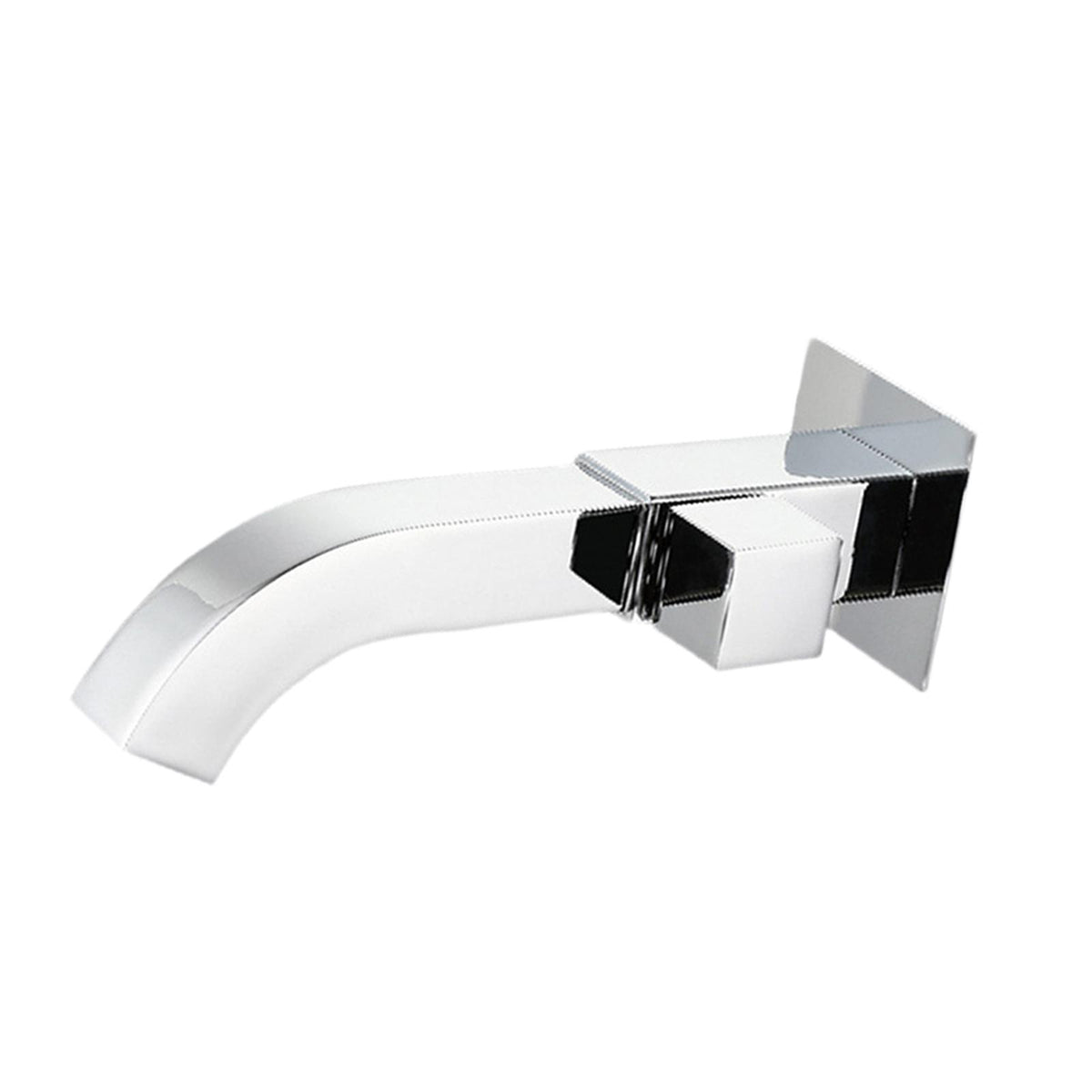 Maxbell Sink Tap Modern Square Wall Mounted Basin Tap for Commercial Bathtub Kitchen plating Side opening