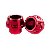 Maxbell 2xUniversal Motorcycle Front Fork Frame Sliders Sturdy Accessory CNC Aluminium Red