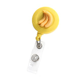Maxbell ID Clip Reel Retractable Holder Flowers Badge for Volunteers Students Nurses Style B