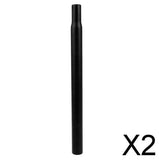 Maxbell 2xAlloy Straight Bike Bicycle Seatpost Suspension Seat Post 27.2x 350mm Black