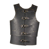 Maxbell Chest Shoulder Gothic Shrug for Knight Pirate Fancy Dress black